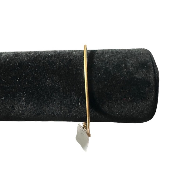 Signed Alex & Ani Gold Tone 4 Charms Buddha Adjustable Bangle Bracelet 7” NWT - Picture 5 of 14